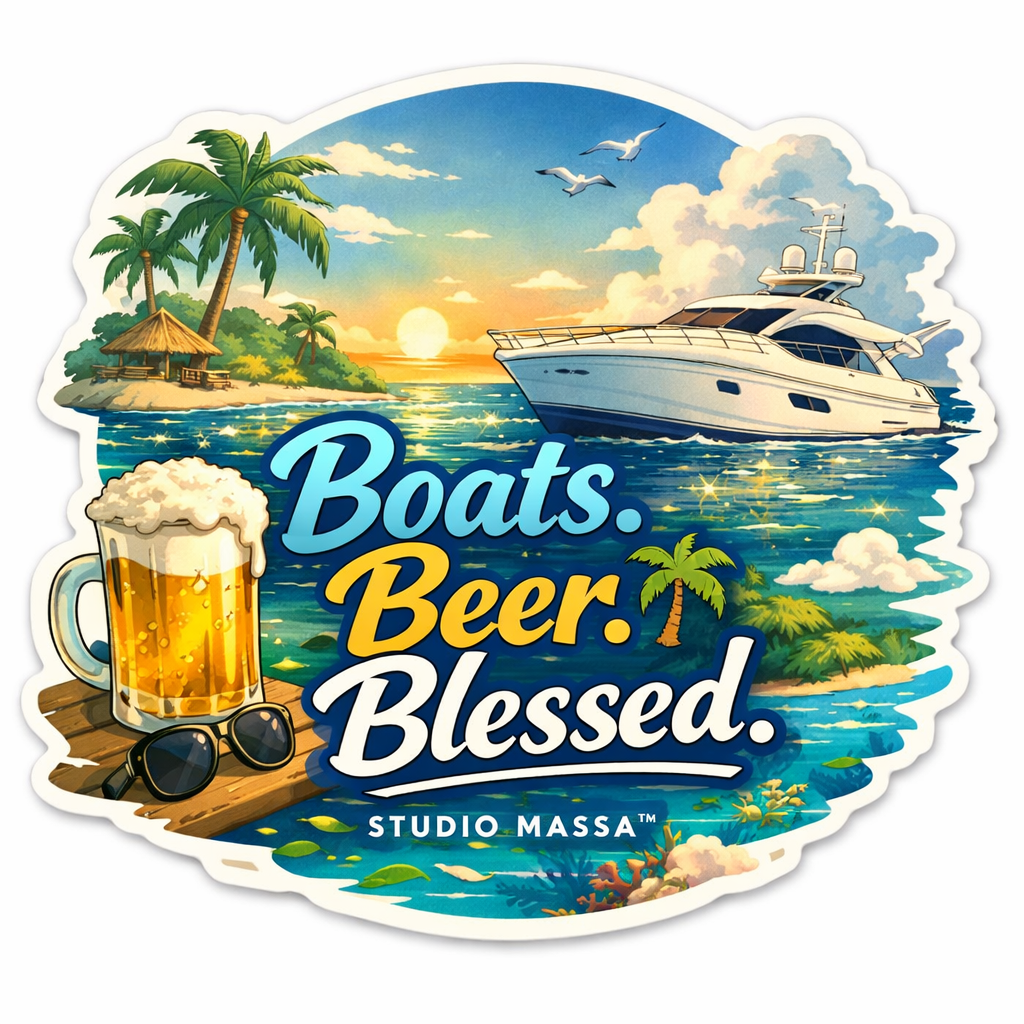 Boats. Beer. Blessed.
