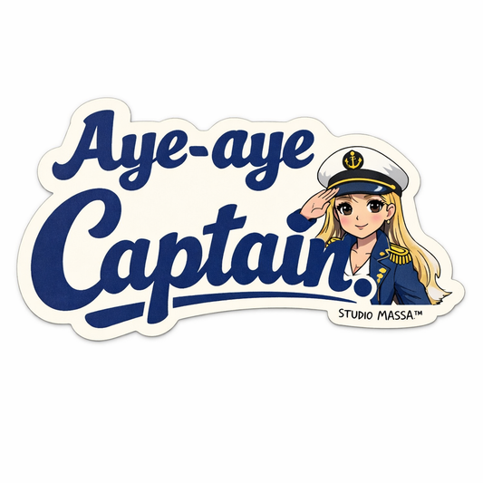 Captain Captain – Nautical Sticker